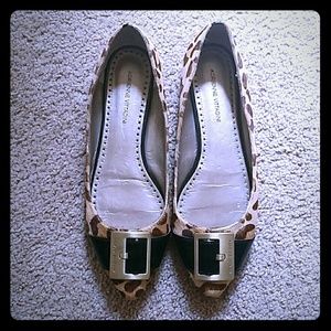 Adrienne Vittadini Charlotte Leopard flats